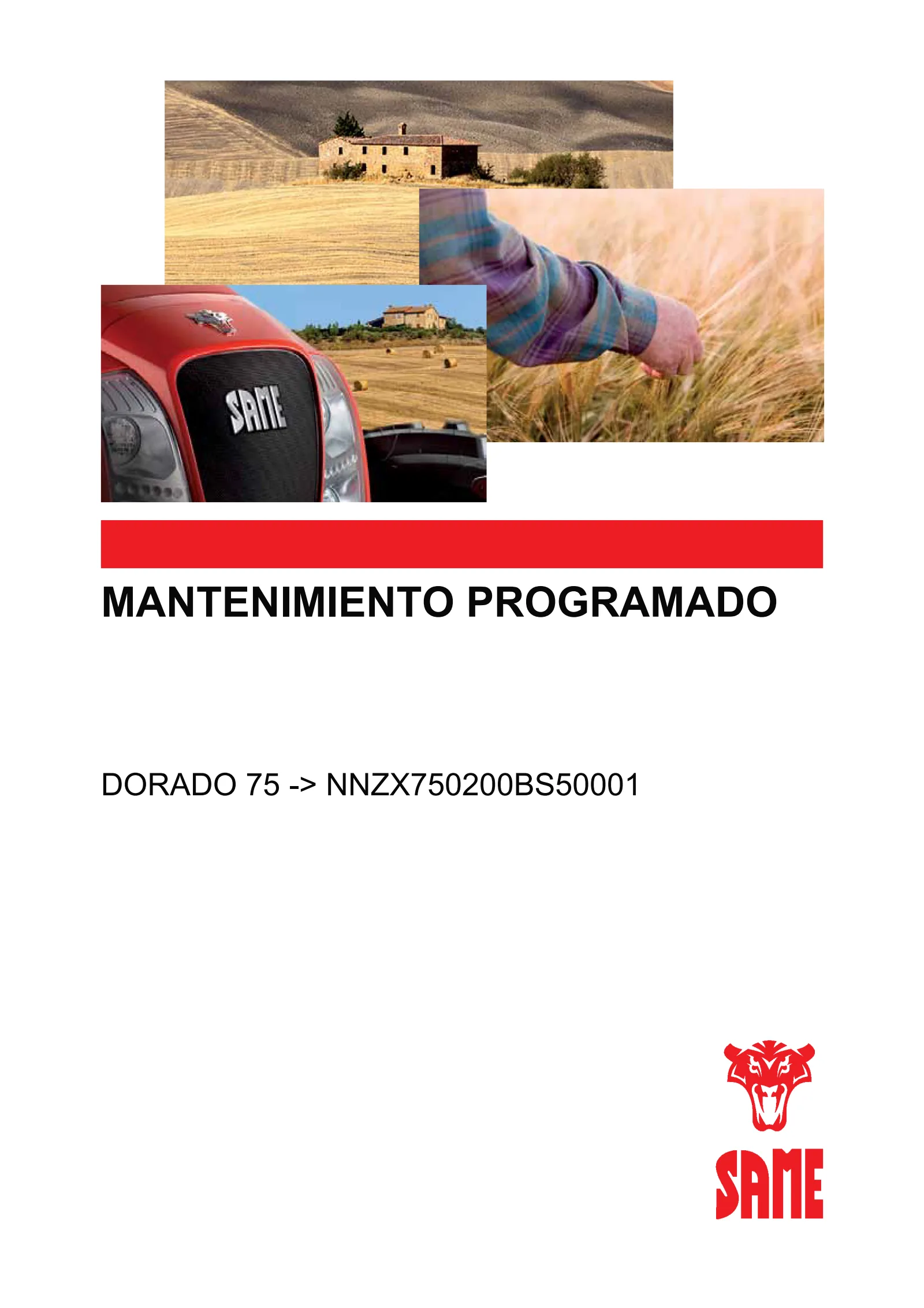 Mantenimiento programado: DORADO 75 → NNZX750200BS50001