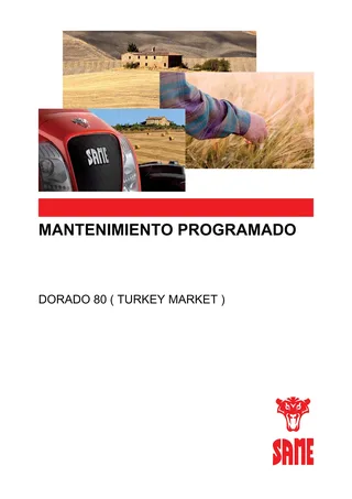 Mantenimiento programado: DORADO 80 ( TURKEY MARKET ) – maintenance schedule cover