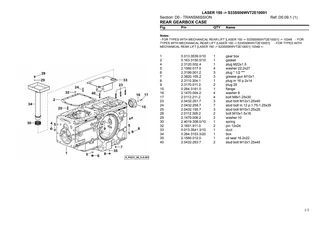 Parts Catalogue: LASER 150 → S33S506WVT2E10001 – parts catalogue sample 1