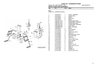 Parts Catalogue: LASER 150 → S33S506WVT2E10001 – parts catalogue sample 2