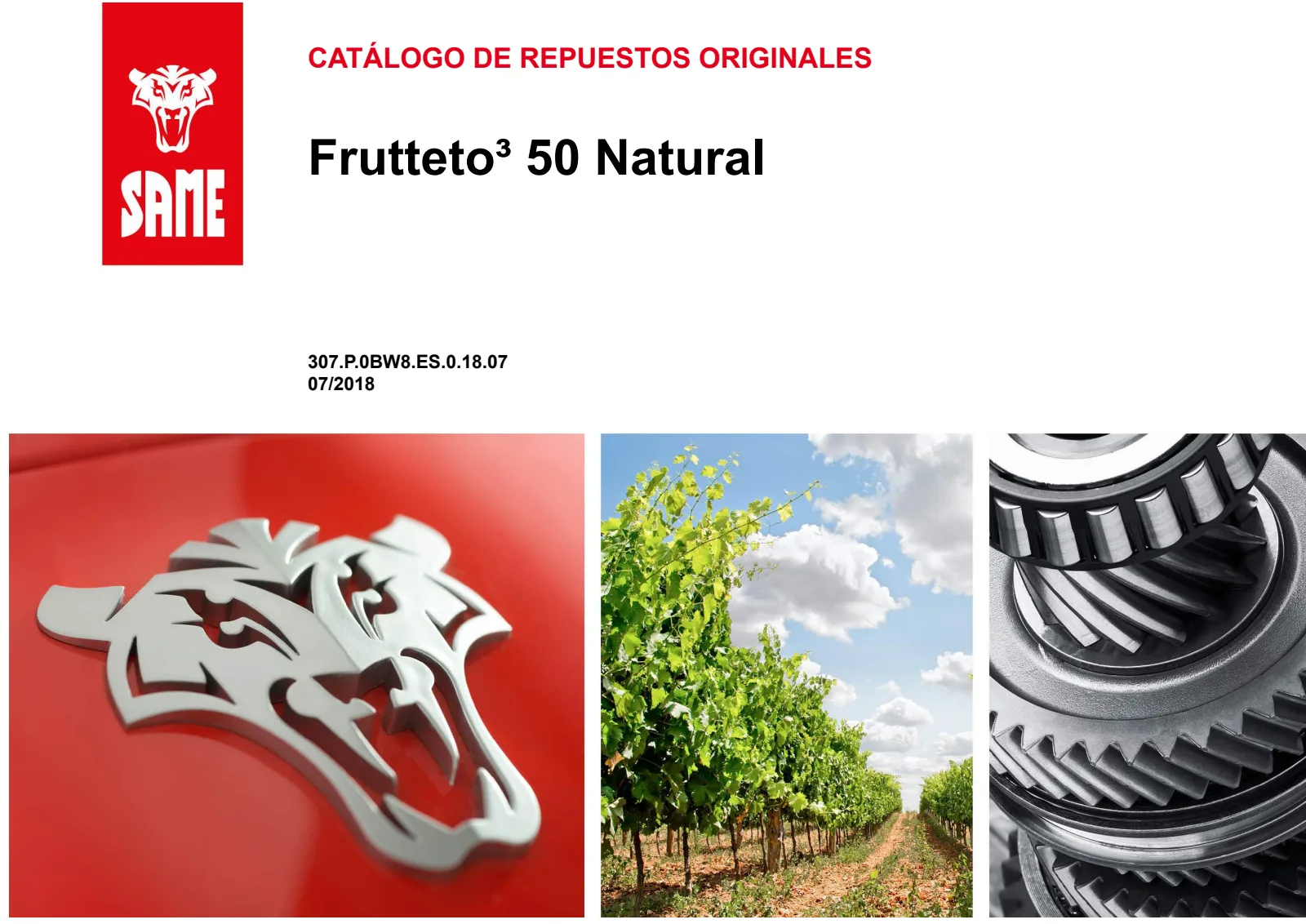 Catálogo de repuestos: Frutteto³ 50 Natural