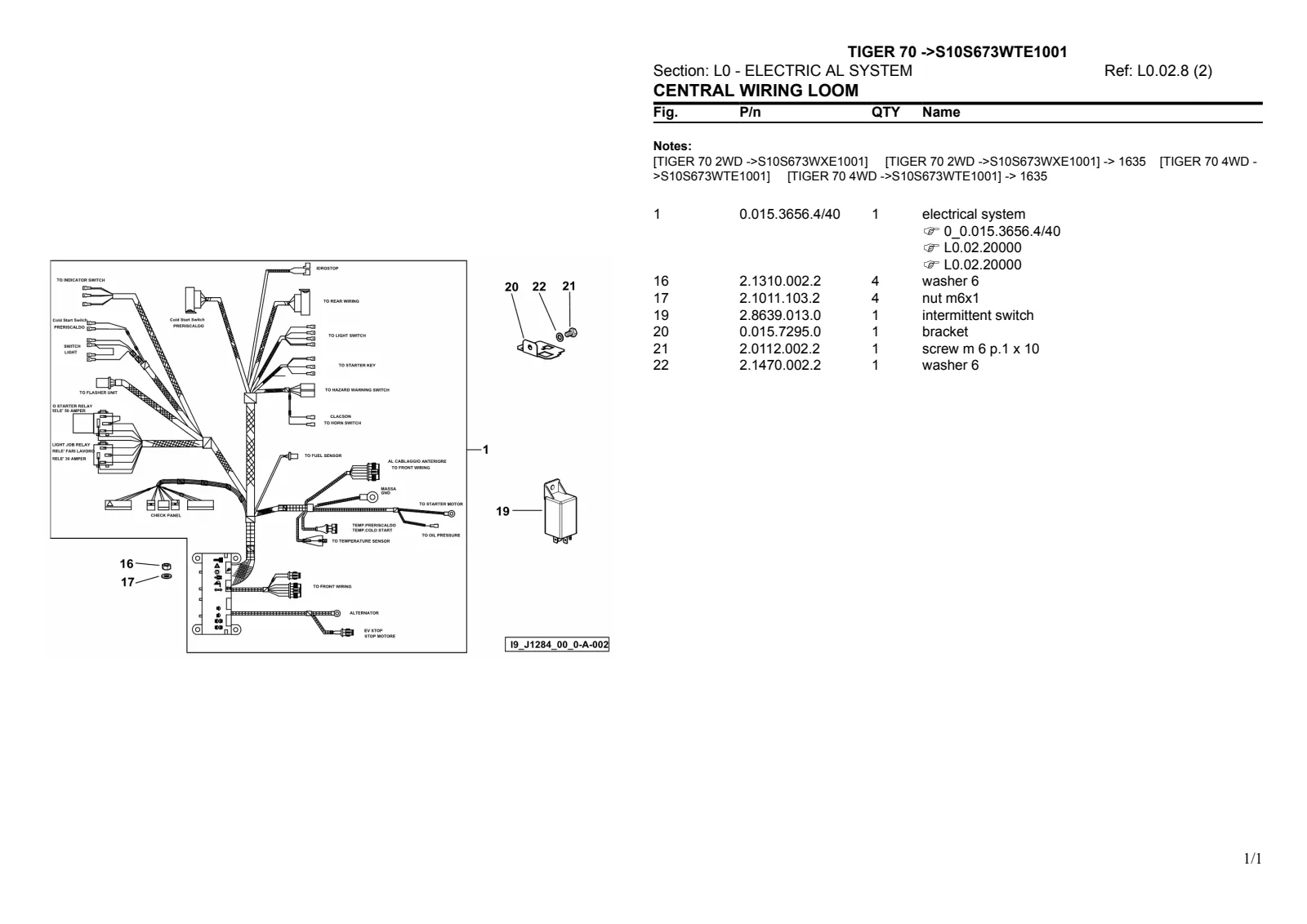 Parts Catalogue: TIGER 70 → S10S673WTE1001 – parts catalogue sample 4