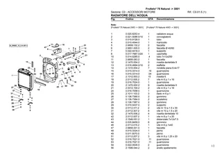 Catalogo ricambi: Frutteto³ 75 Natural → 3001 – parts catalogue sample 1