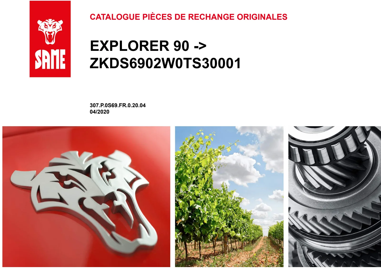 Catalogue de pièces détachées: EXPLORER 90 → ZKDS6902W0TS30001