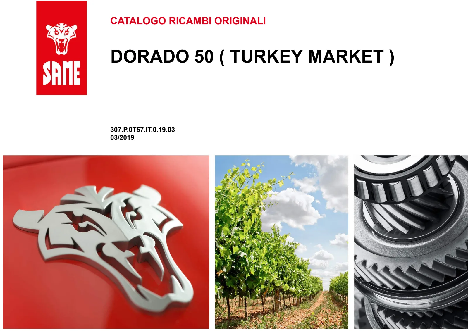 Catalogo ricambi: DORADO 50 ( TURKEY MARKET )