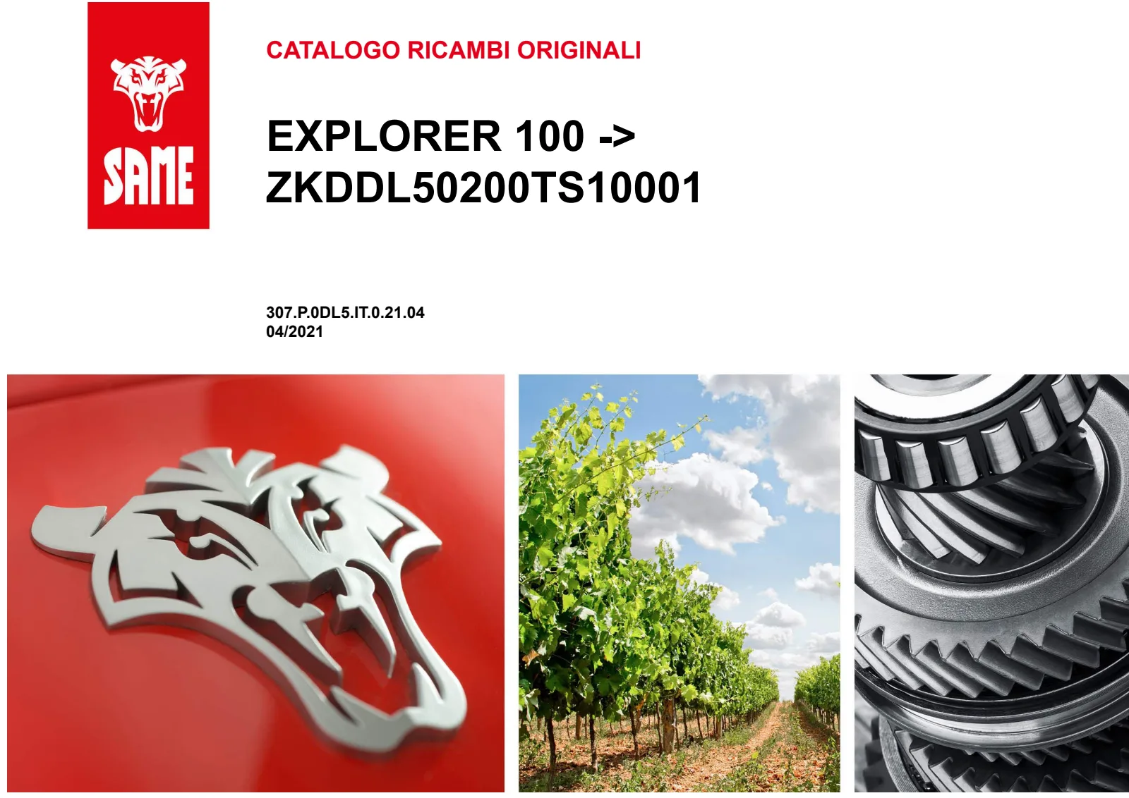 Catalogo ricambi: EXPLORER 100 → ZKDDL50200TS10001