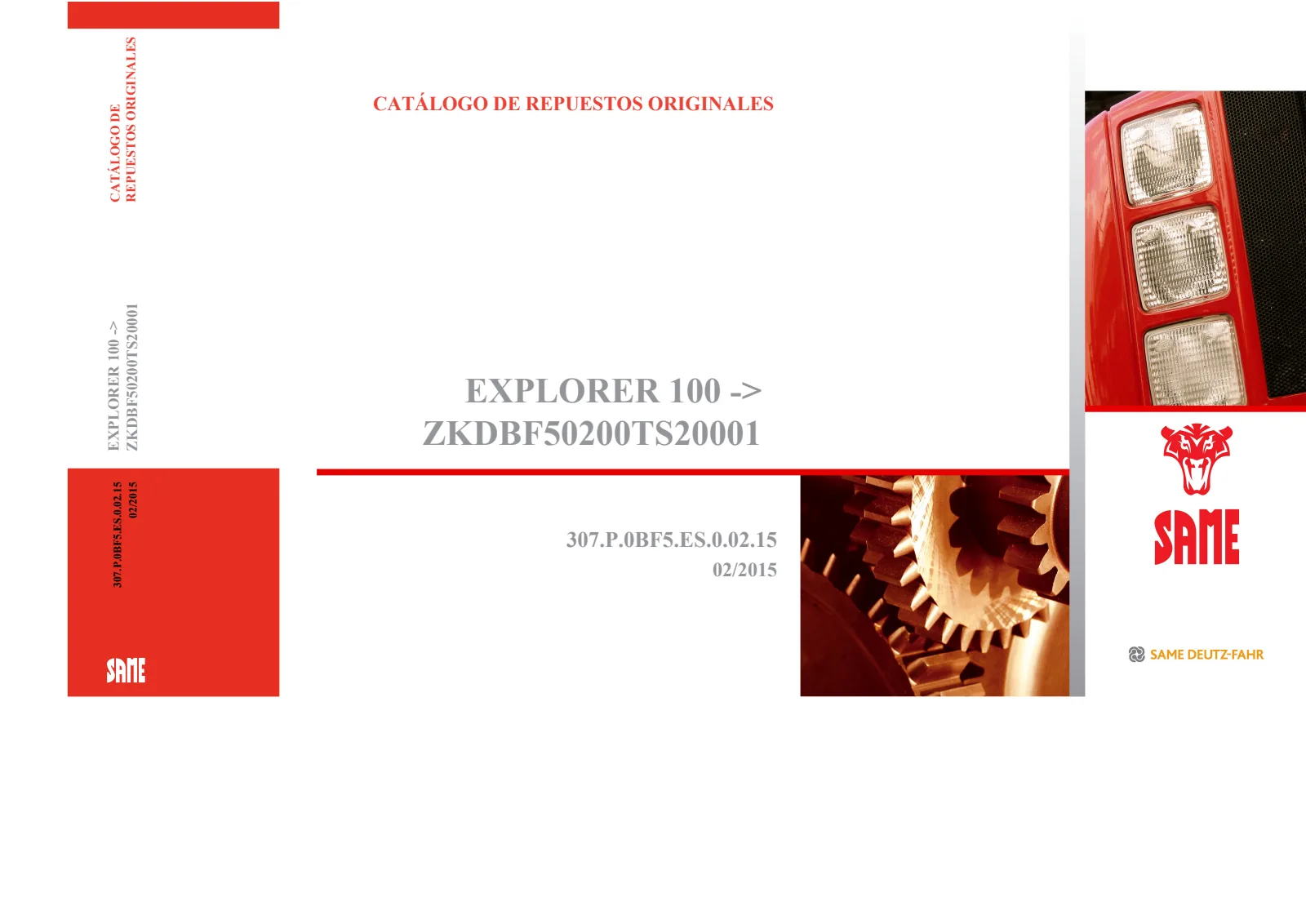 Catálogo de repuestos: EXPLORER 100 → ZKDBF50200TS20001
