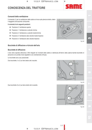 Manuale operatore: DIAMOND 230 DCR → WSXJ360200LS10001 – sample manual page 1