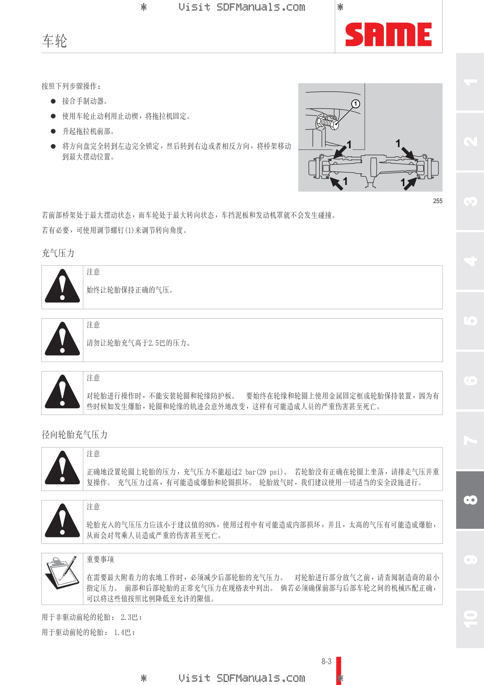 操作员手册: EXPLORER³ 85 CLASSIC → S14S804WVT15001 – sample manual page 4