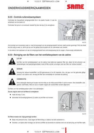 Bedieningshandleiding: IRON 140 HI-LINE DCR → WSXJ840200LS10010 – sample manual page 3