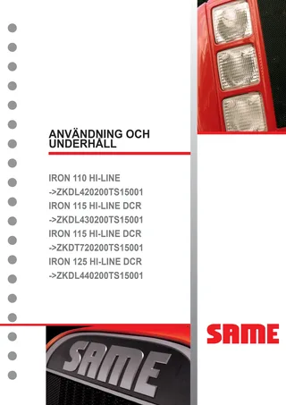 Förarhandbok: IRON 110 HI-LINE → ZKDL420200TS15001 – manual cover