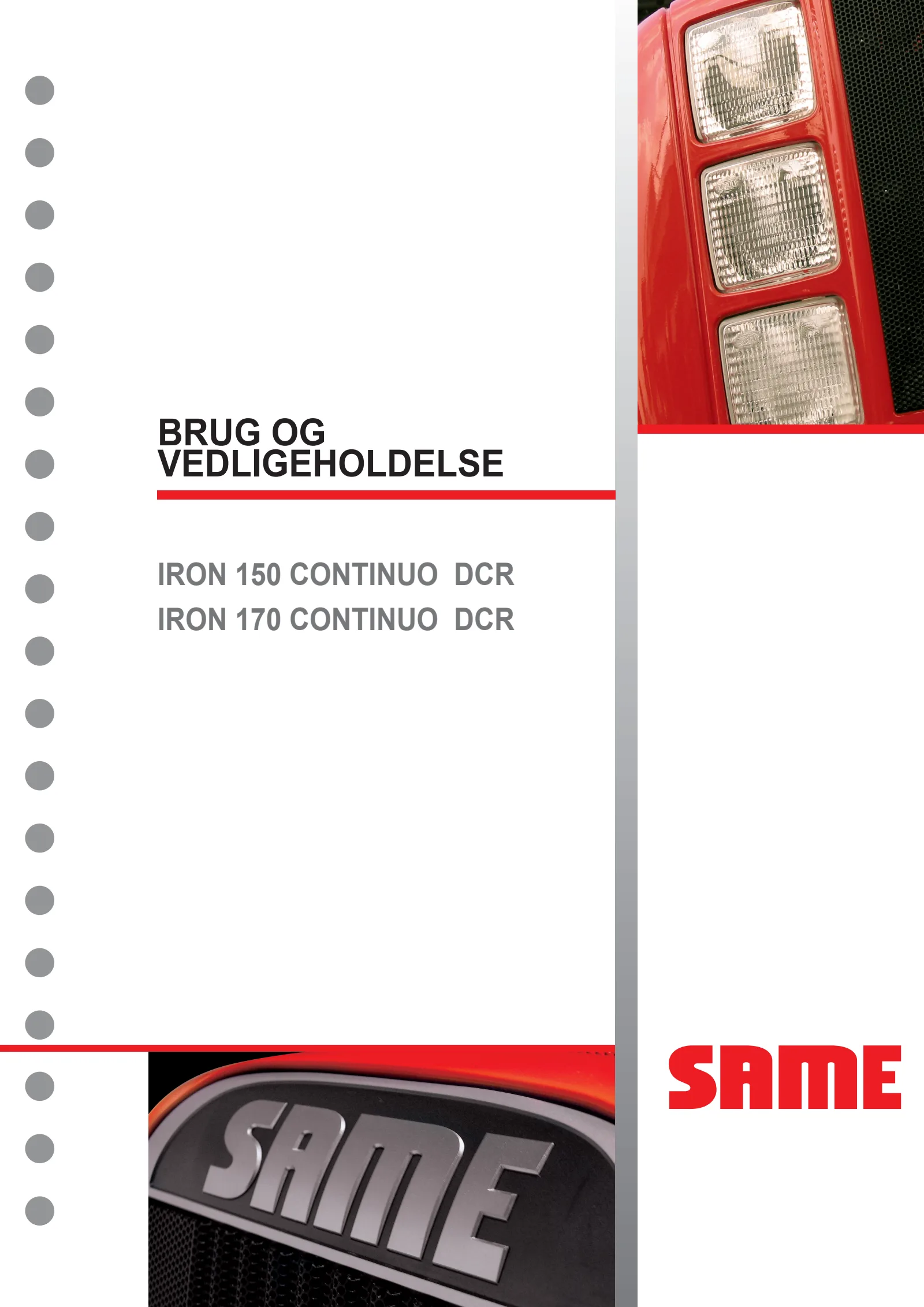 Betjeningshåndbog: IRON 150 CONTINUO DCR → WSXJ440200LS10010