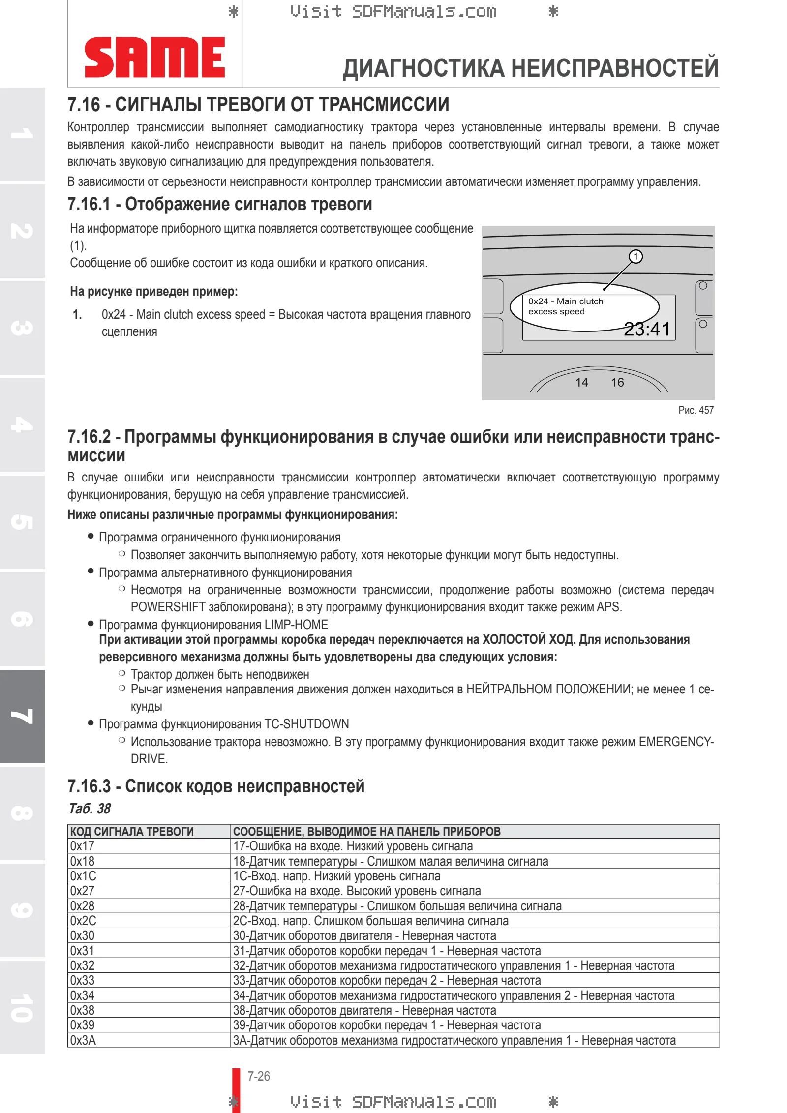 Руководство оператора: IRON 150 CONTINUO DCR → WSXJ440200LS10010 – sample manual page 4