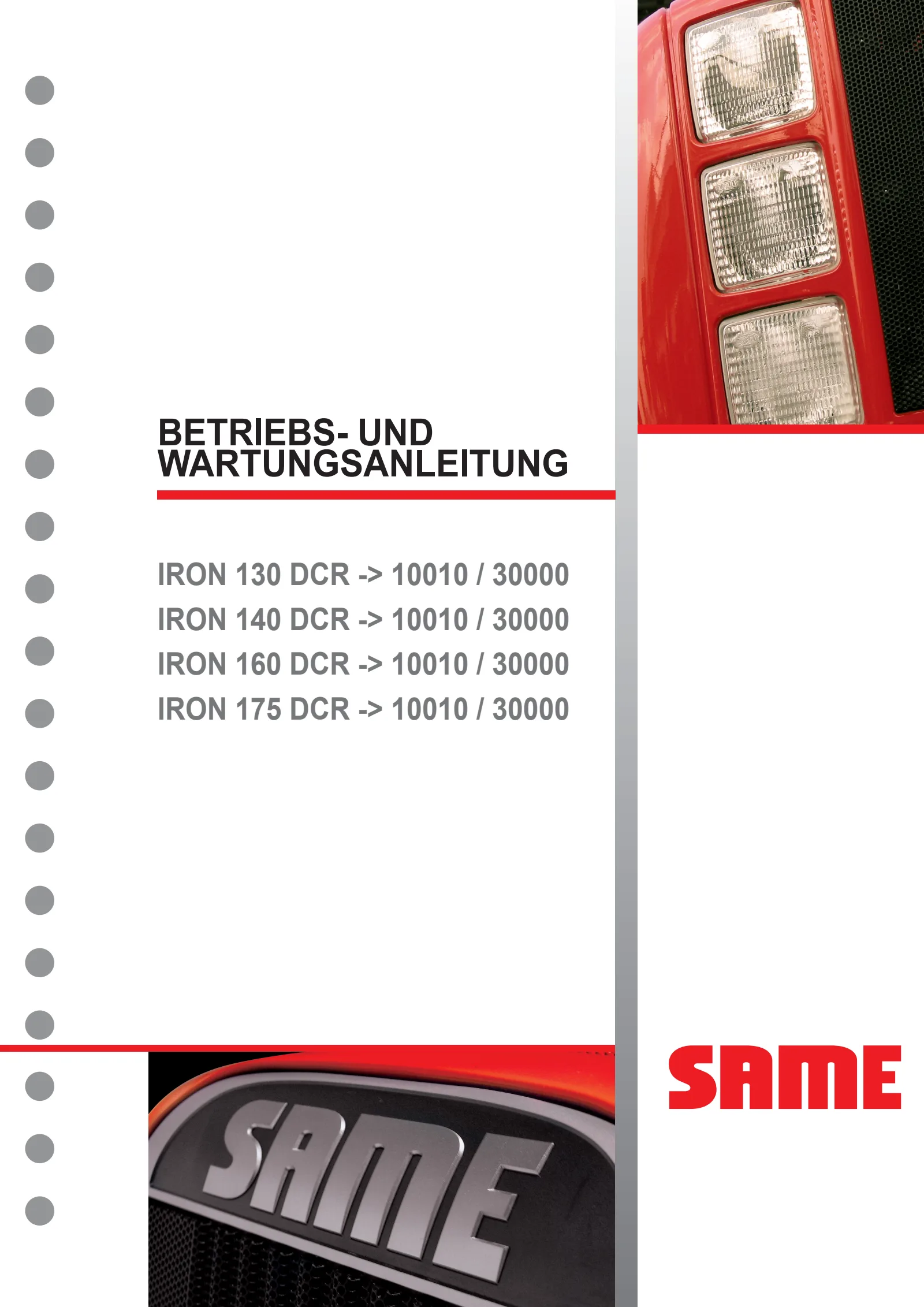 Betriebsanleitung: IRON 130 DCR → WSXJ690200LS10001 / 30001