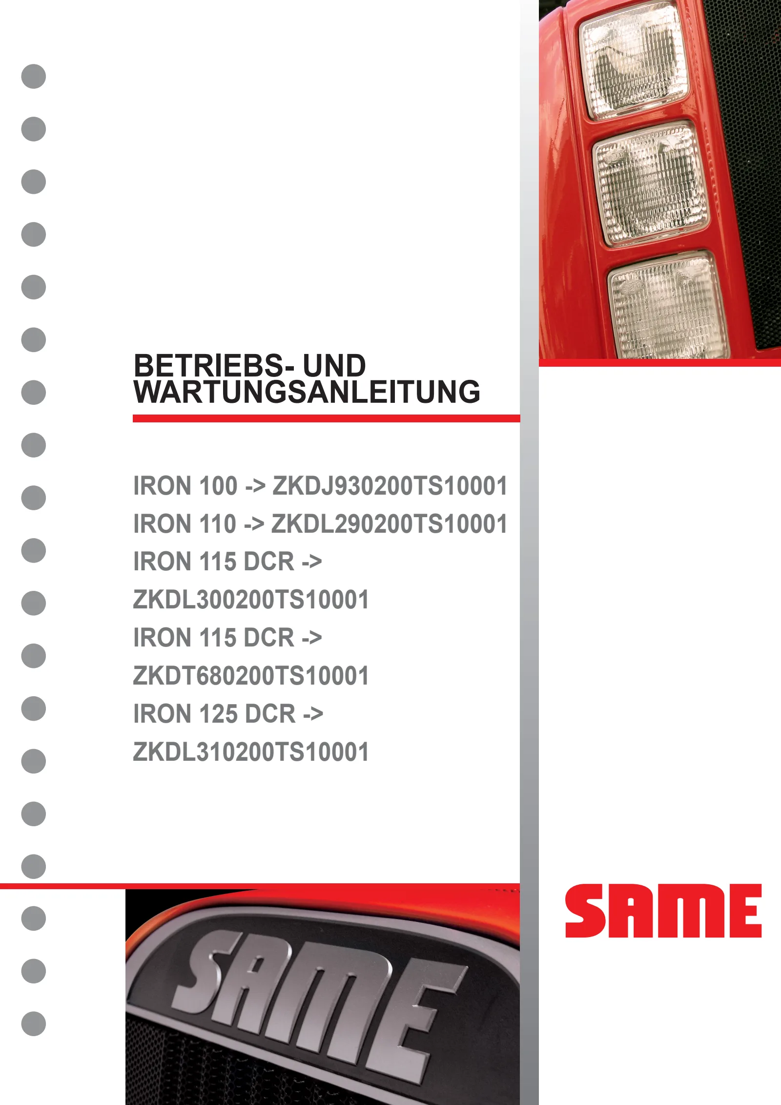 Betriebsanleitung: IRON 100 → ZKDJ930200TS10001