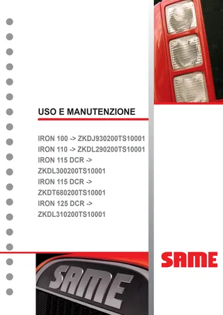 Manuale operatore: IRON 100 → ZKDJ930200TS10001 – manual cover