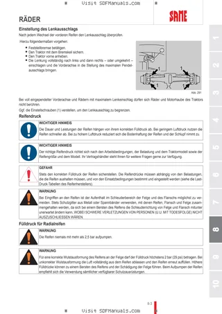 Betriebsanleitung: TIGER 50 E → S10S453WT1E1001 – sample manual page 4