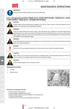 Operator's manual: TIGER 50 E → S10S453WT1E1001 – sample manual page 3