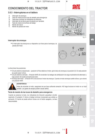 Manual del conductor: TIGER 50 E → S10S453WT1E1001 – sample manual page 1