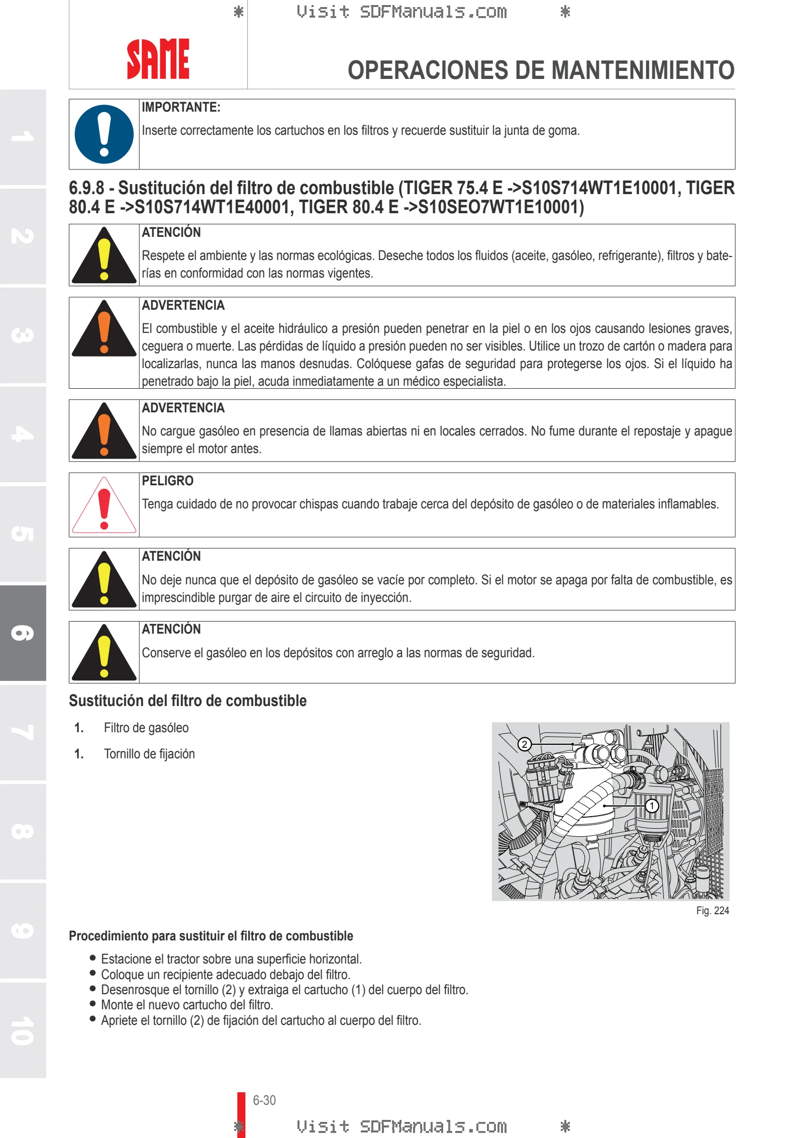 Manual del conductor: TIGER 50 E → S10S453WT1E1001 – sample manual page 3