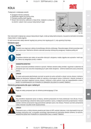 Instrukcja operatora: TIGER 50 E → S10S453WT1E1001 – sample manual page 4