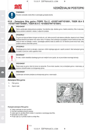 Uporabniški priročnik: TIGER 50 E → S10S453WT1E1001 – sample manual page 3