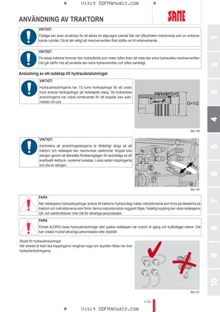 Förarhandbok: TIGER 50 E → S10S453WT1E1001 – sample manual page 2