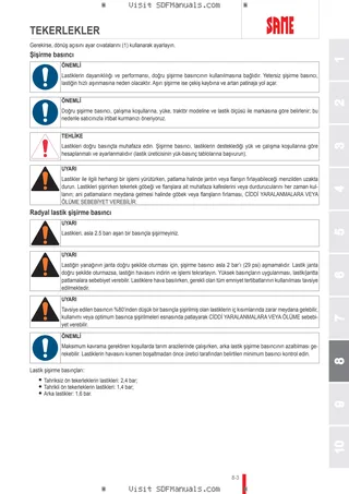 Kullanım Kılavuzu: TIGER 50 E → S10S453WT1E1001 – sample manual page 4