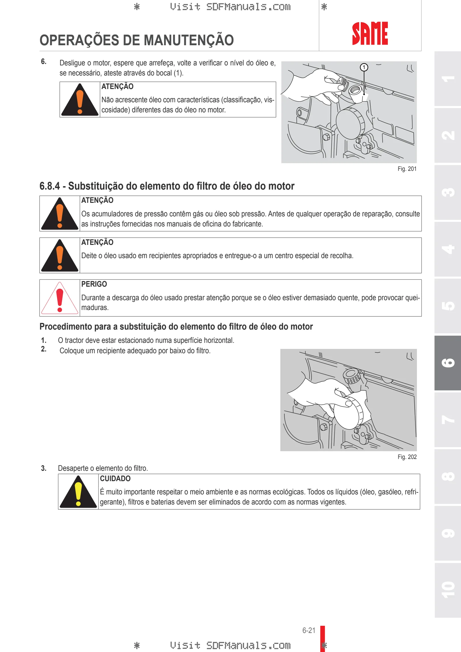 Manual do operador: Tiger 50 → 50001 – sample manual page 3
