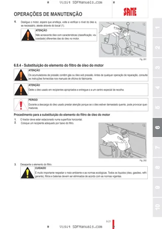 Manual do operador: Tiger 50 → 50001 – sample manual page 3