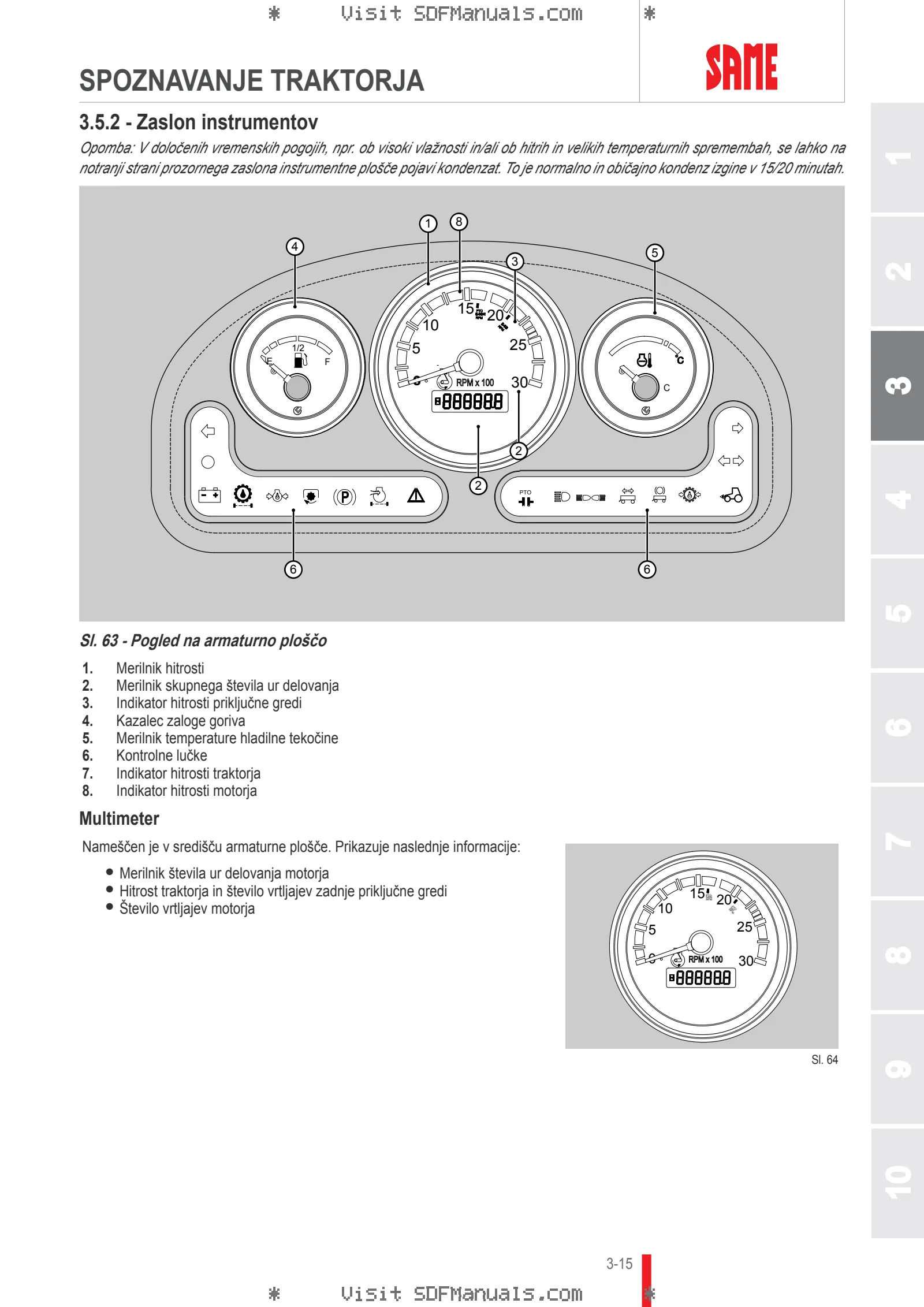 Uporabniški priročnik: Tiger 50 → 50001 – sample manual page 1