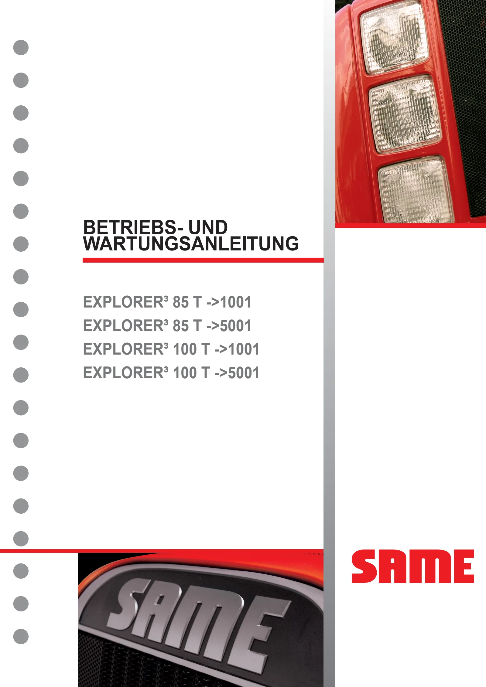 Betriebsanleitung: EXPLORER³ 85 T → ZKDP9302W0TS01001
