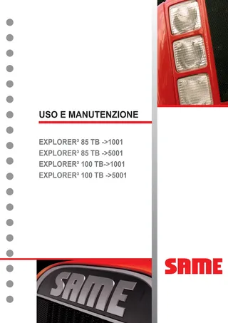Manuale operatore: EXPLORER³ 85 TB → ZKDR1002W0TS01001 – manual cover