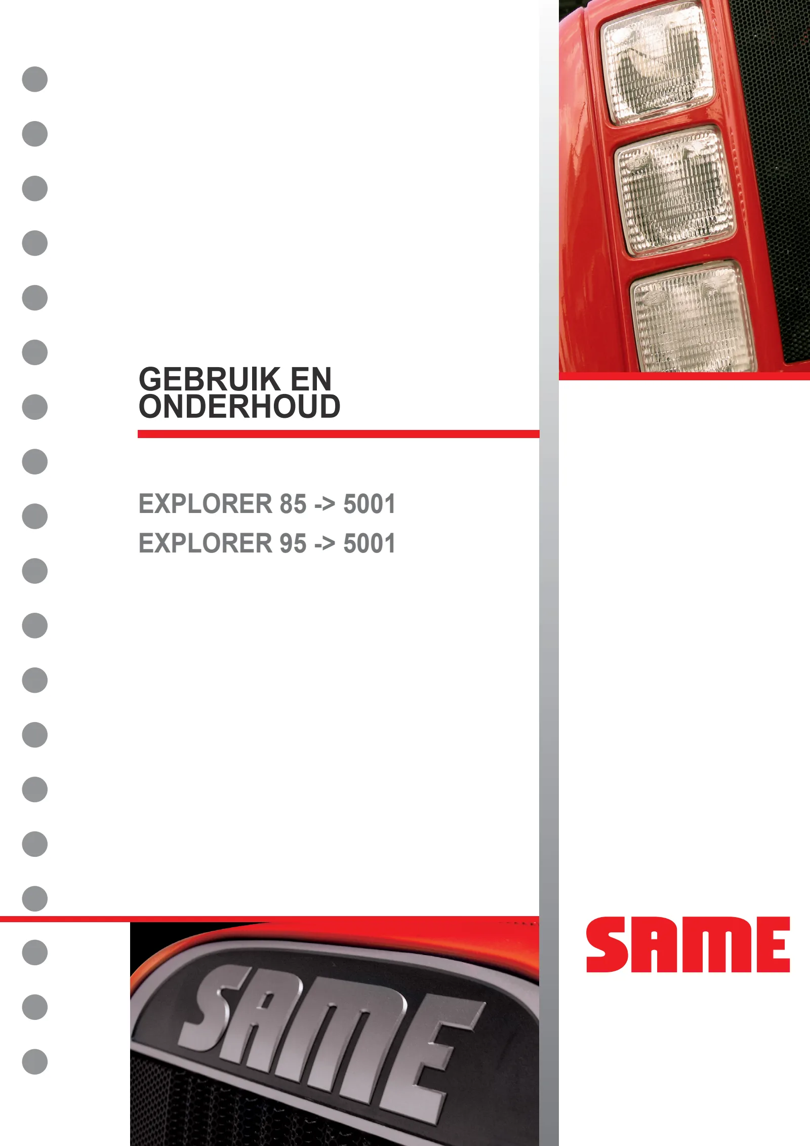 Bedieningshandleiding: EXPLORER 85 → EX85E1WVT35001