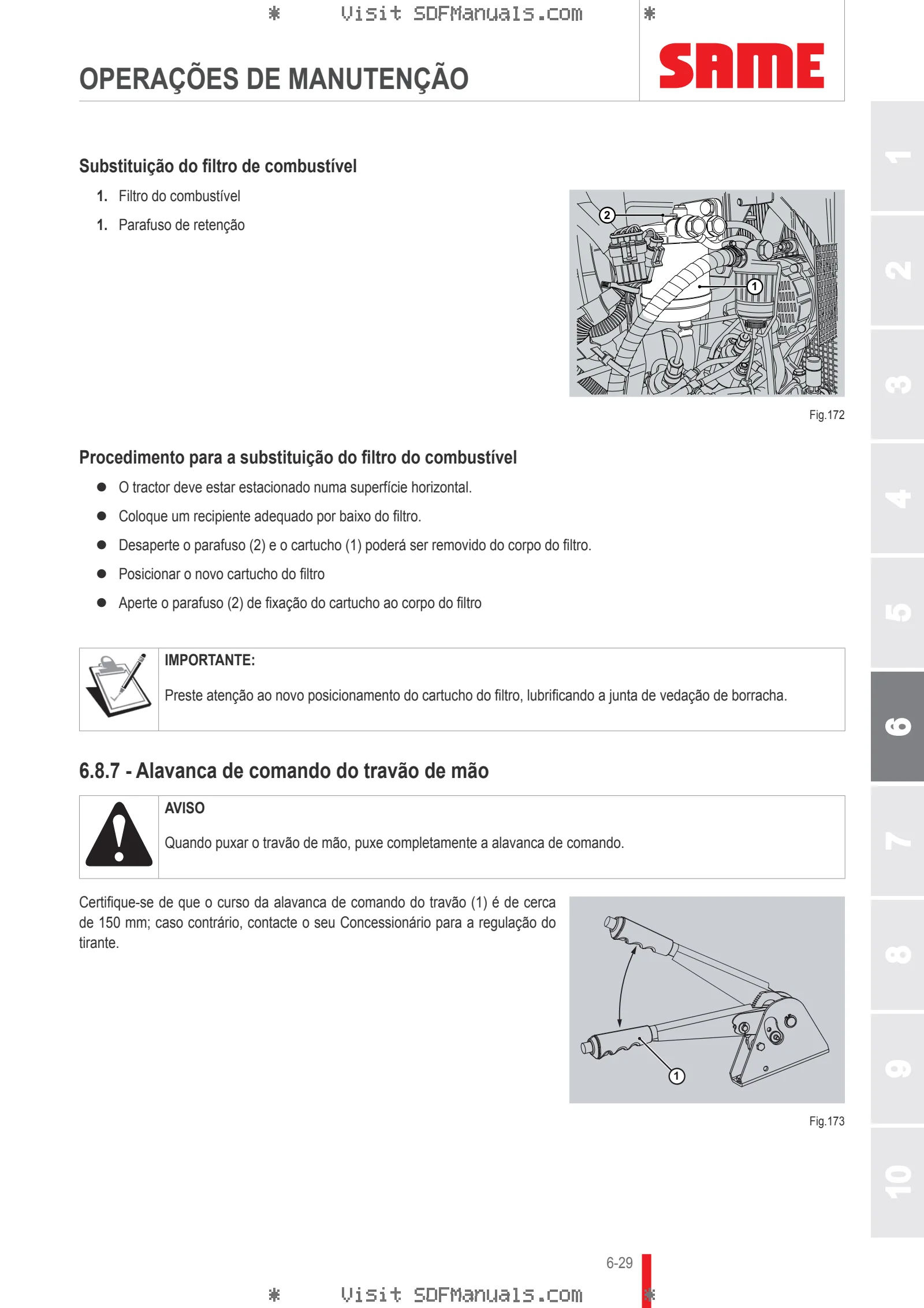 Manual do operador: EXPLORER 85 → EX85E1WVT35001 – sample manual page 3
