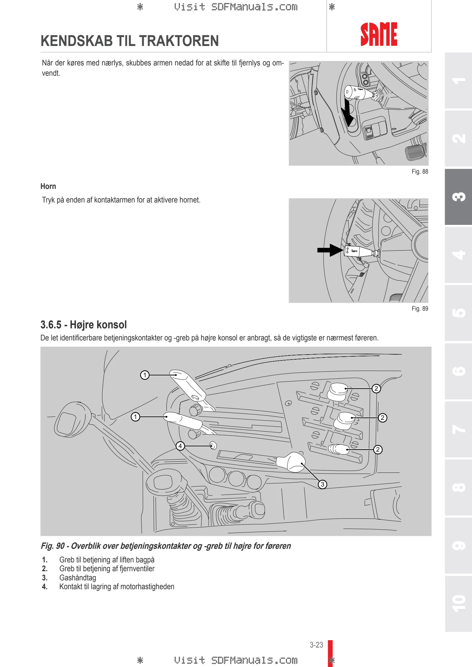 Betjeningshåndbog: DORADO³ 60 CLASSIC → ZKDS9702W0TS10001 – sample manual page 1