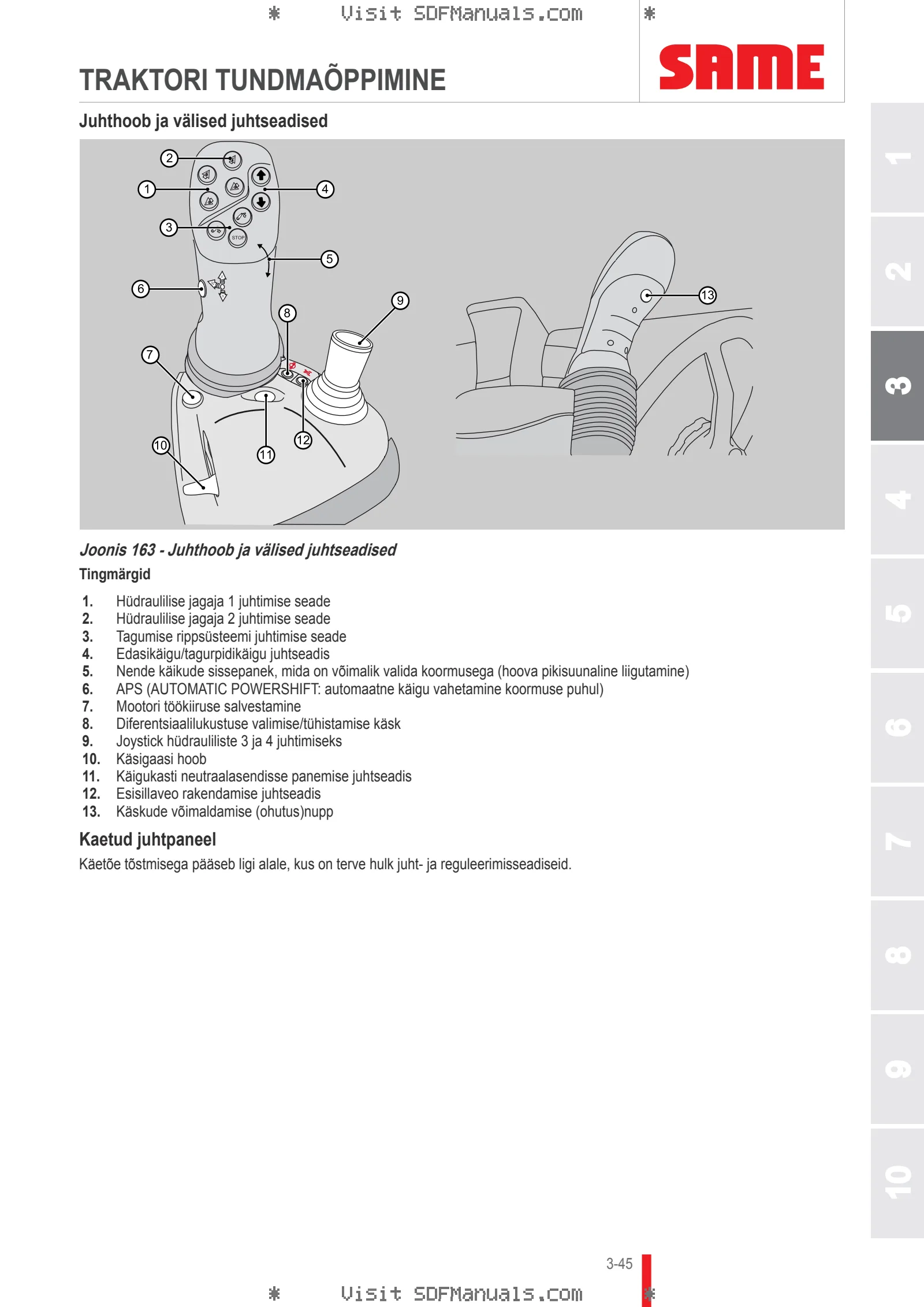 Kasutusjuhend: IRON 185 DCR → WSXT840200LS20001 – sample manual page 1