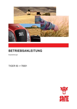 Betriebsanleitung: Tiger 50 → 70001 – manual cover