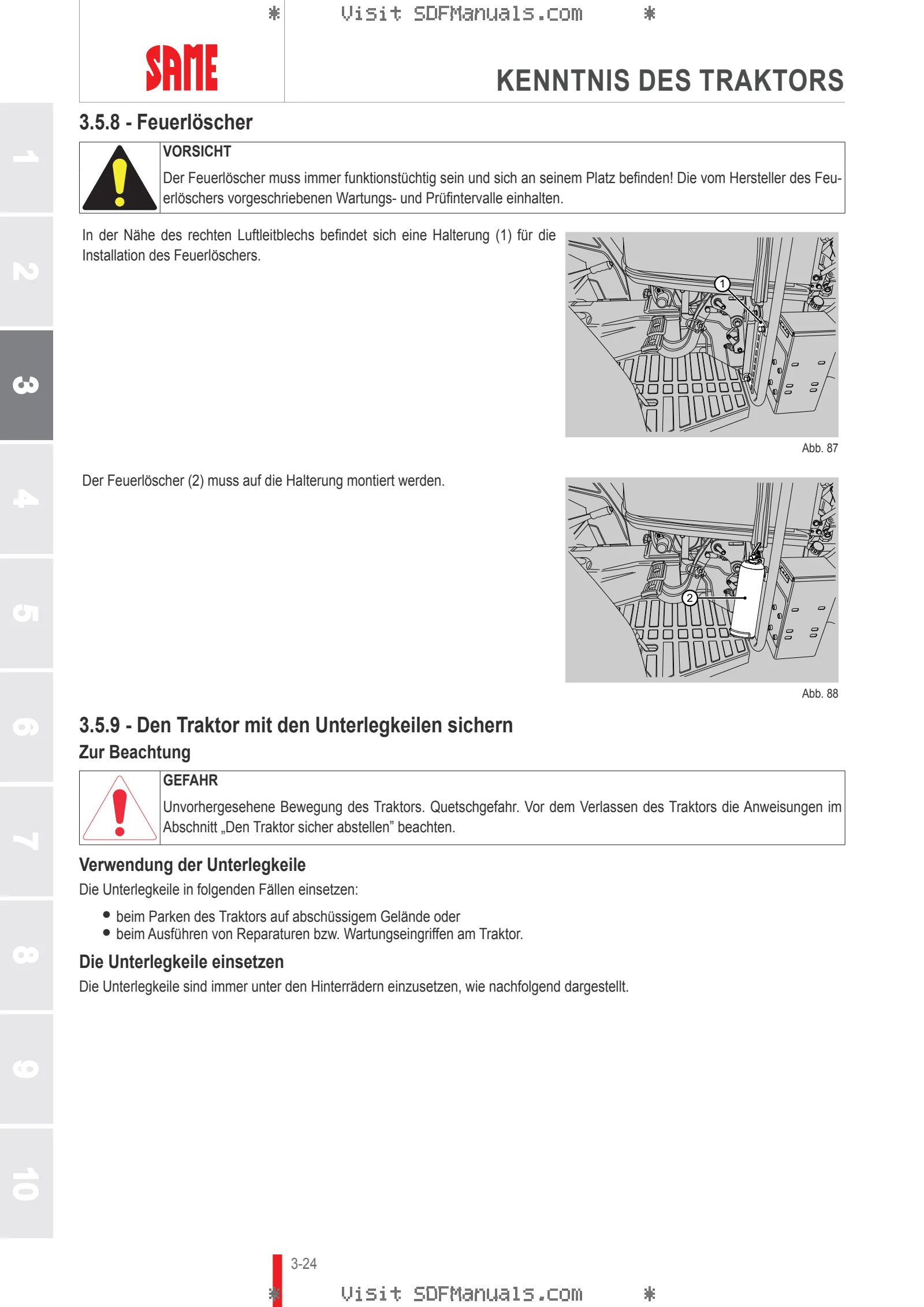 Betriebsanleitung: Tiger 50 → 70001 – sample manual page 1