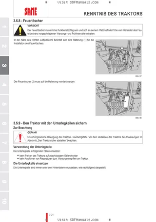 Betriebsanleitung: Tiger 50 → 70001 – sample manual page 1