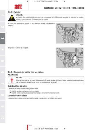 Manual del conductor: Tiger 50 → 70001 – sample manual page 1