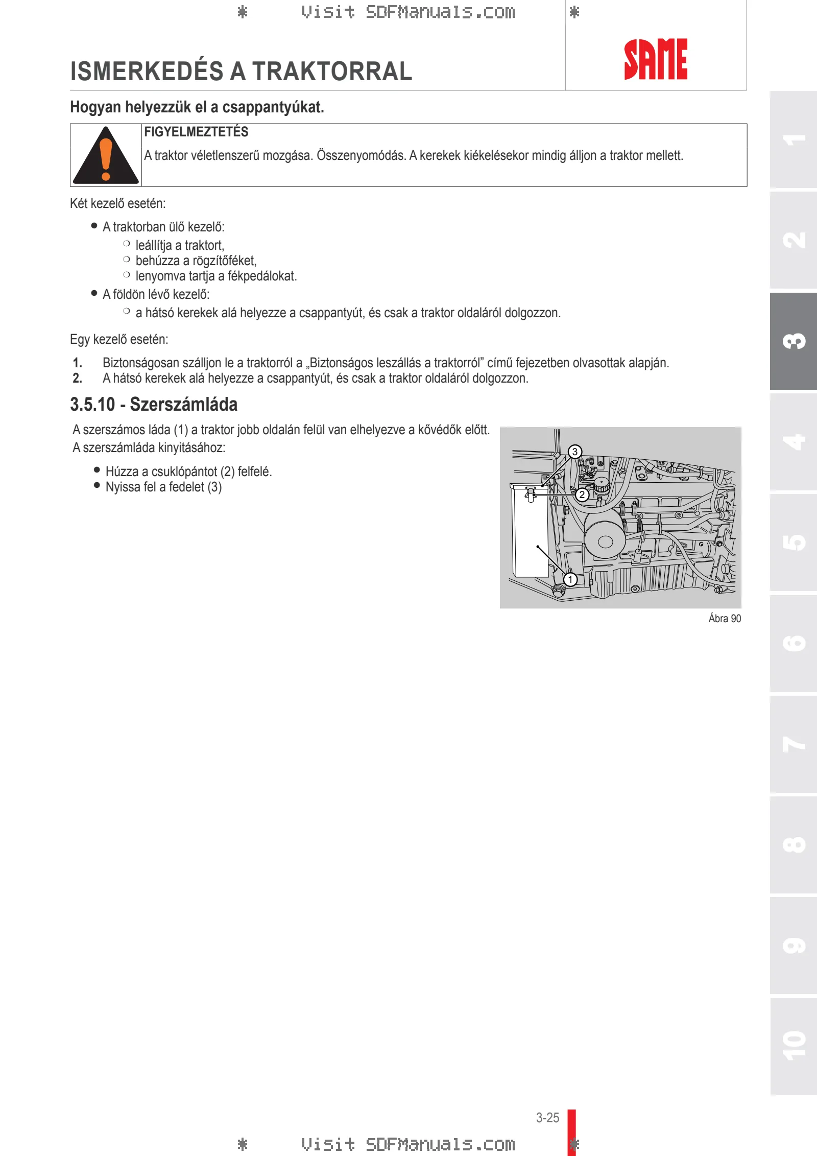 Használati utasítás: Tiger 50 → 70001 – sample manual page 1