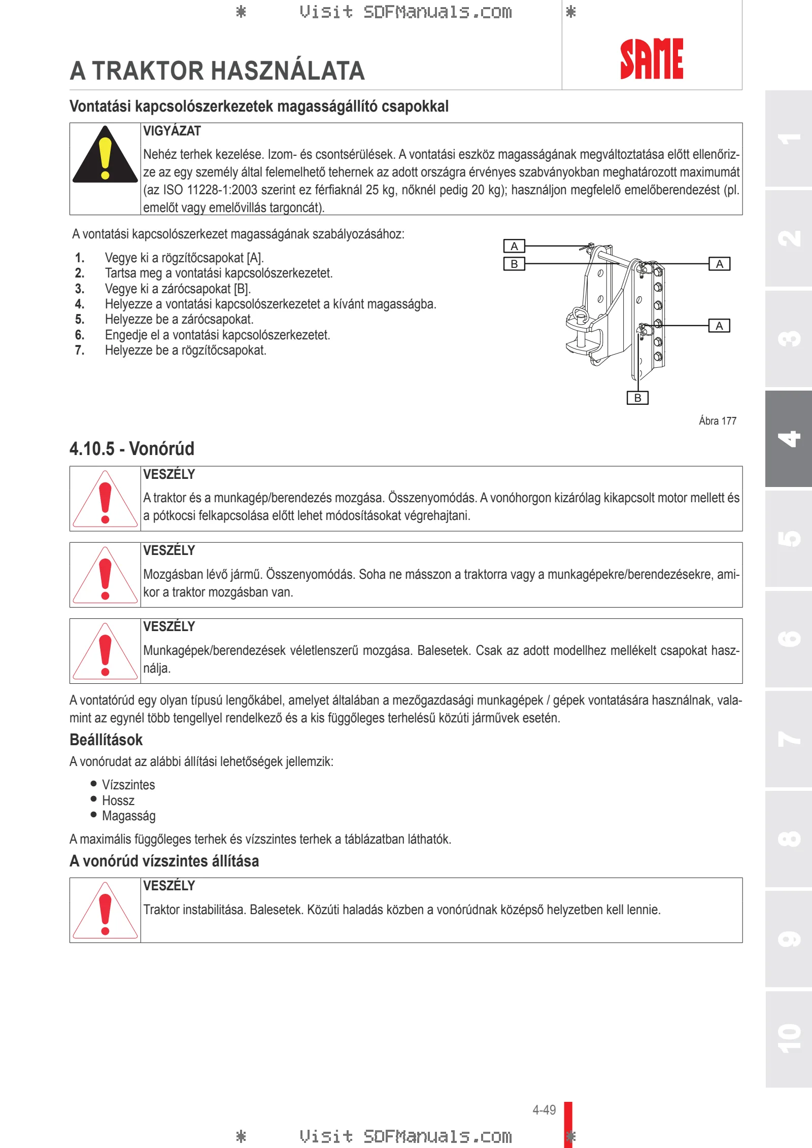 Használati utasítás: Tiger 50 → 70001 – sample manual page 2