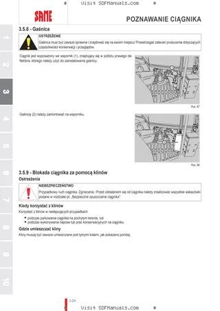 Instrukcja operatora: Tiger 50 → 70001 – sample manual page 1