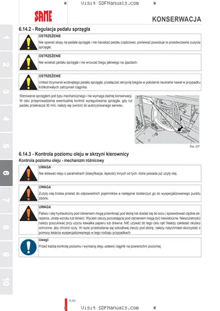 Instrukcja operatora: Tiger 50 → 70001 – sample manual page 3