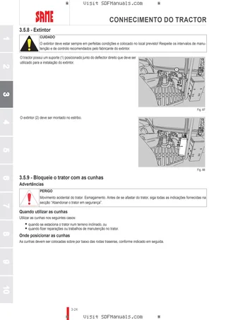 Manual do operador: Tiger 50 → 70001 – sample manual page 1
