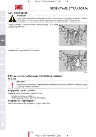 Uporabniški priročnik: Tiger 50 → 70001 – sample manual page 1