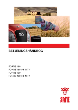 Betjeningshåndbog: Fortis 180 → WSXU280200LS50010 – manual cover