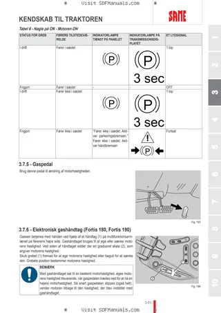Betjeningshåndbog: Fortis 180 → WSXU280200LS50010 – sample manual page 1