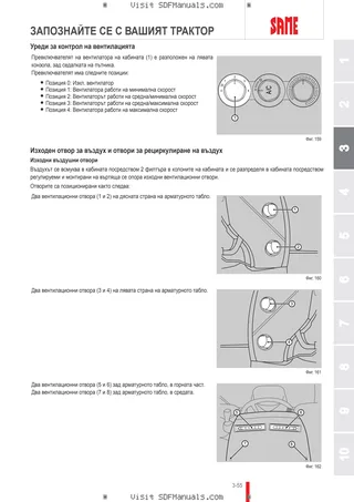 Ръководство на оператора: FORTIS 120.4 → WSXV240200LD50001 – sample manual page 1